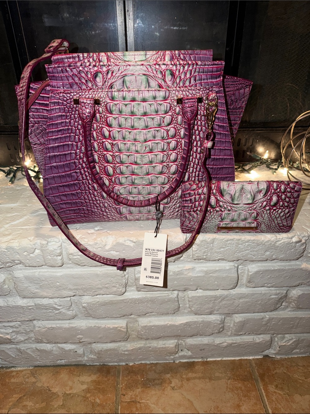 NWT! HTF BRAHMIN JULEP PRISCILLA SATCHEL